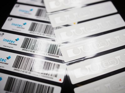 inotec RFID label met inlay inotec foto van RFID label met inlay