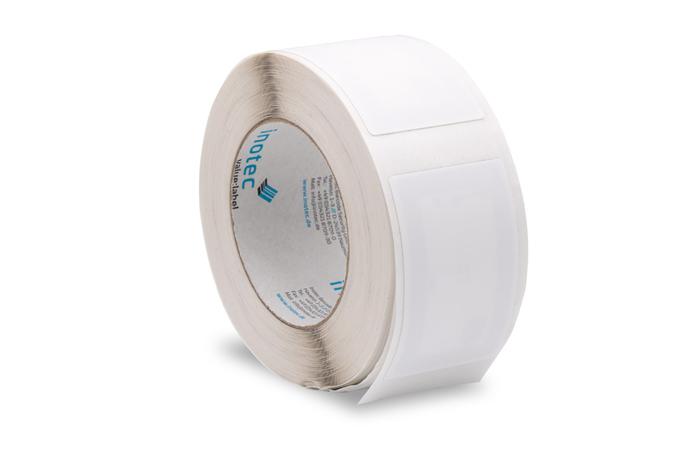 inotag Barcode Label TT blanko Etikett RFID Bild von inotag TT Label